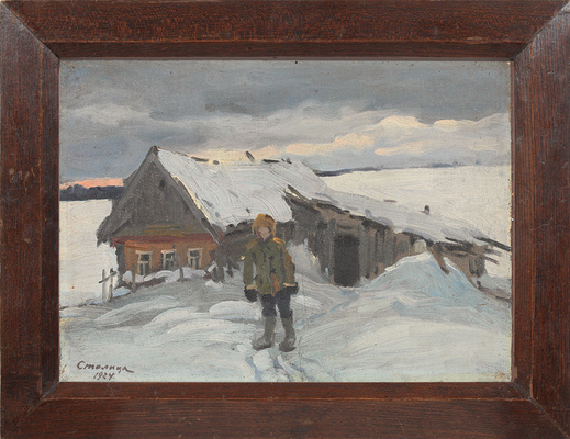 Столица Евгений Иванович. Мальчик у избы